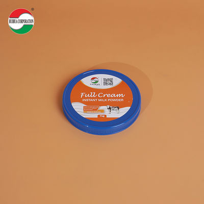 Food Grade 502# 125mm Plastic PP PE Cover Lid For Milk Powder Bottle ISO / SGS / FDA / FSSC Approved