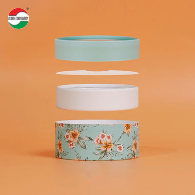 Cylinder Packaging Tube with PVC Window Cosmetic Loose Powder Essential Oils Face Cream Makeup Setting Craft Paper Tube