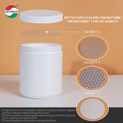 1500ML HDPE Bottle Eco-Friendly Material Food Grade Body Printing Custom Labels HMD1500-83