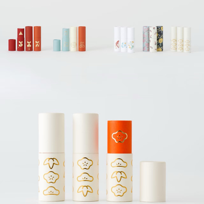 Custom Printed Round Kraft Cardboard Cylinder Wholesale Paper Tube Packaging