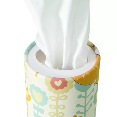 3ply Car Cylinder Tissue Paper Box Food Grade Bamboo