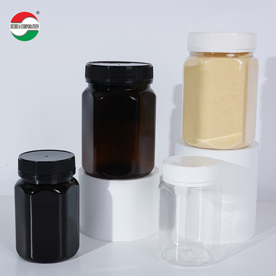 Custom Clear PET Bottle with Screw Lid for Food Grade Packaging
