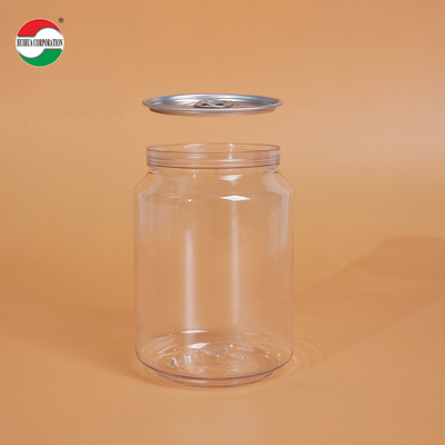 250ml PET Beverage Can for Juice and Soft Drinks with Easy Open Lid
