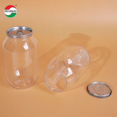 500ml PET Press Lid Beverage Can for Juice and Soft Drinks