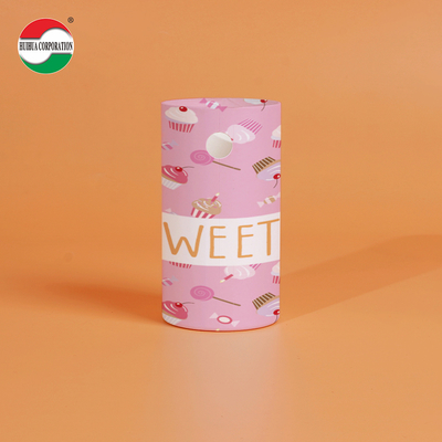 Custom Eco Friendly Biodegradable Childproof Resistant Packaging Boxes Round Shaped Cylinder Paper Tube With Child Lock