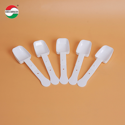 OEM Customized Food Airtight High Quality Extended Handle Foldable 15g PP Milk Powder Spoon PP Plastic Spoon