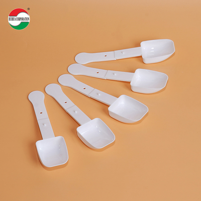 OEM Customized Food Airtight High Quality Extended Handle Foldable 15g PP Milk Powder Spoon PP Plastic Spoon