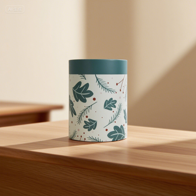 Good Price High Quality OEM Customized Size Design Printing Big Diameter White Cardboard Round Paper Tube Paper Can Packaging for Calendar Gift T-Shirt
