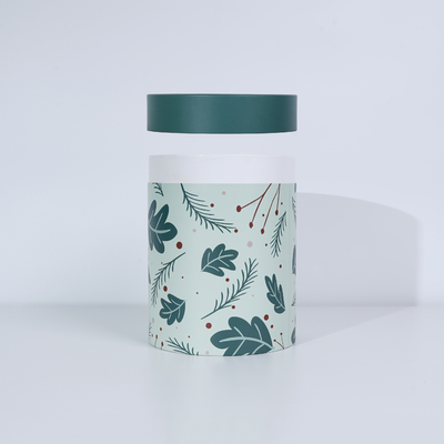 Good Price High Quality OEM Customized Size Design Printing Big Diameter White Cardboard Round Paper Tube Paper Can Packaging for Calendar Gift T-Shirt