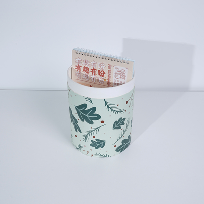 Good Price High Quality OEM Customized Size Design Printing Big Diameter White Cardboard Round Paper Tube Paper Can Packaging for Calendar Gift T-Shirt