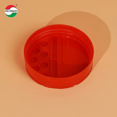 425ML Wholesale Sample Provided Plastic Spice Jars Bottles Containers With Red Black Lid Perfect For Storing Spice And Powders