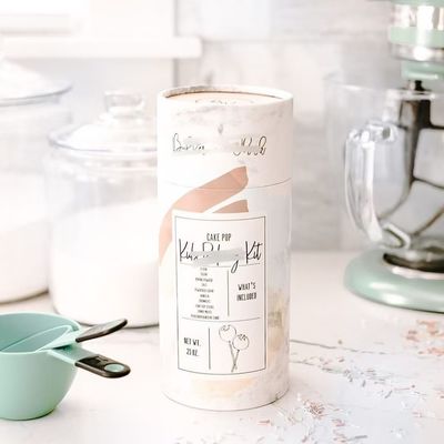 Customizable Eco Kraft Paper Tube with Metal Lid for Biodegradable Cylinder Packaging