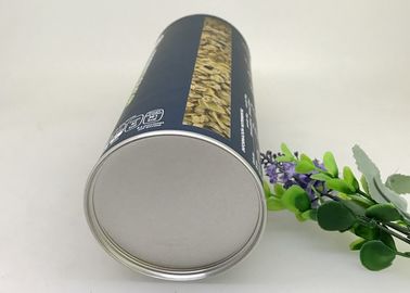 Large Size Long Kraft Paper Tube Packaging For Oatmeal Food Grade