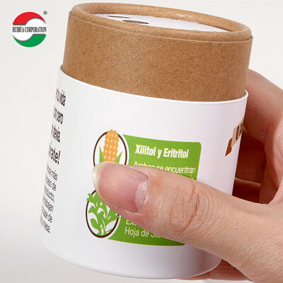 Custom Kraft Paper Tube Packaging for Seasonal Use with Minimum Order Quantity 5000 Pieces