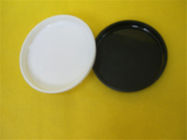 83mm Food Grade Black / White PP Products Lid For Paper Tube