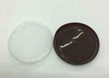 International Standard Glossy Finishing PE Lid , Transparent Plastic Container Covers