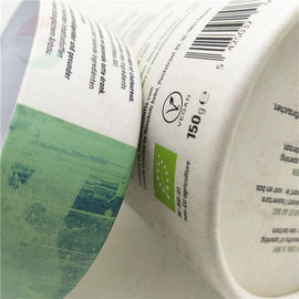 Eco - Friendly Green Tea Cylinder Tube Packaging With Aluminum Foil Liner