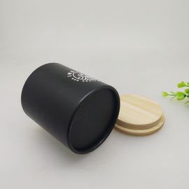 Hot Stamping Paper Composite Cans , Cork Lid Cardboard Tube DIY Gift Box