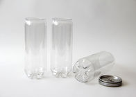 Clear Plastic Sprite Beverage Cans / Bottle With Easy Open End 250ml Environmental