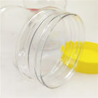 Non - Toxic Food Grade Clear Plastic Cylinder / 10oz Peanut Butter Bottles