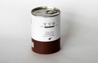 Airtight Paper Cans Packaging with Easy Open Lid for Powder and Dried Food