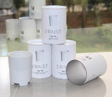 Plastic Lid Paper Composite cookies Cans For Mailing , Gift packaging