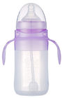 Clear Automatic Straw Cap Silicone feeding bottles for babies