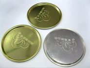 73mm 300# Round Tin Can Bottom Lids Silver Aluminum Tinplate 0.23mm Thickness