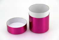 Colorful shiny / glossy / matt surface paper cans cosmetics gift cardboard tube packaging