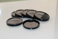 211# black round reusable plastic PE lid / cover For paper tin cans