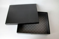 Water proof black Square Recycled Paper Gift Boxes , T - shirt / Cloth gift box
