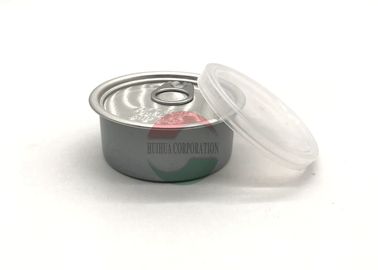 CMYK Color EOE Round Small Tin Cans For Tuna Packaging Food Size 65x30mm