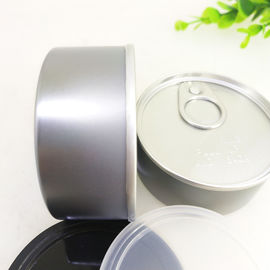 FDA Empty Tin Cans / Pop Top Easy Open Canned Fishery Ring Pull Metal Tin Food Cans