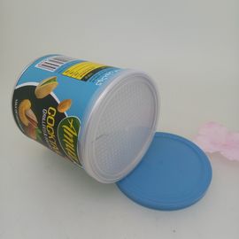 Easy Open Kraft Paper Cans For Peanut / Cashew Nuts / Pistachios