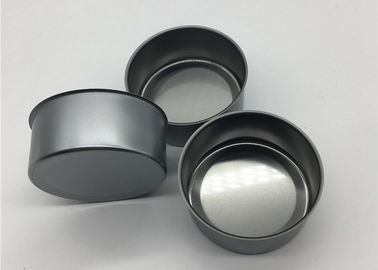 Black Tin Plate Cans 65mm Diam With 29.5mm Height Herb Flowers Air Tight Sealed Water Proof