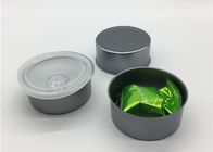 65x30mm 80ml 3.5G Metal Tin Containers With Lids / Small Dry Herb Packaging Can