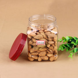 Eco - Friendly 20oz Square Pet Jar For Nuts Packaging 660ml  ISO 9001