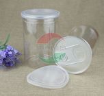 Recyclable Round Tea Sugar 500ml Clear Pet Jars