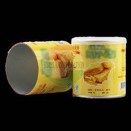 Hot Stamping Milk Paper Cans Packaging With Aluminum Bottom