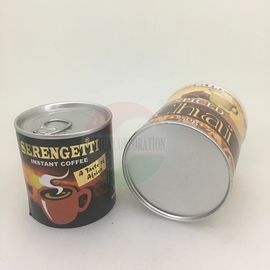 Aluminum Easy Open End Lid Paper Cans Packaging For Powder