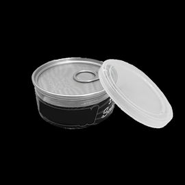 Bubble Tea 33mm Clear Plastic Easy Open Cans Alu Lid