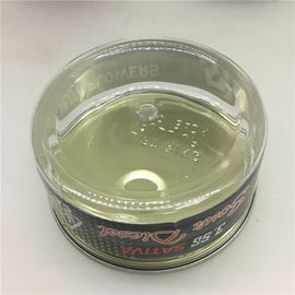 Food Grade Transparent PP 3.5G Weed Metal Tuna Tin Cans