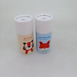 FDA Cardboard Cosmetic Paper tube Box For Liquid Foundation Packaging