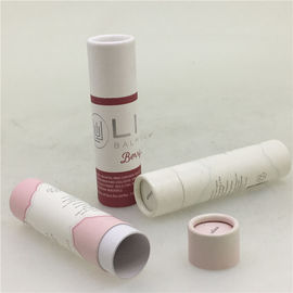 Moisture Proof CMYK Cylinder Paper Jars For Cosmetic Bottle Packaging