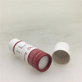 Moisture Proof CMYK Cylinder Paper Jars For Cosmetic Bottle Packaging