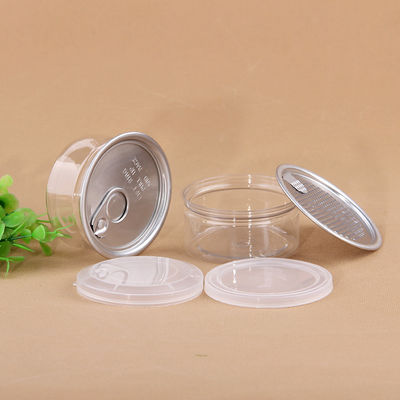 100ml 200ml 300ml 400ml 500ml 600ml 700ml 800ml 900ml 1000ml Cylinder Clear Plastic Jar Container with Flip Top For Food Storage PET Candy Jar