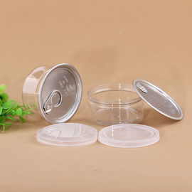 Clear Plastic 100ml Weed Food Storage Jar With Stickers