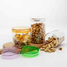 Colorful Crystal Cap 380ml PET Easy Open Jar With EOE Food Grade