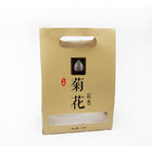 Tea Exquisite Paper Packaging Boxes With Window and Handle Custom Size