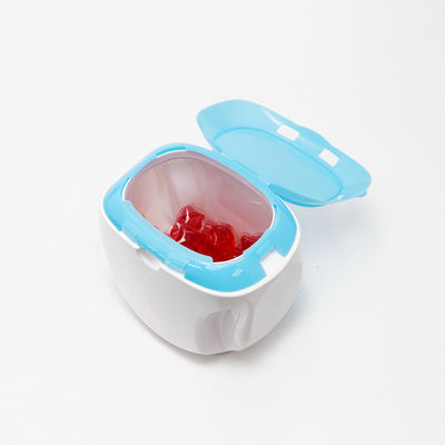 Square PET Plastic Washing Beads Packaging Storage Jar With PP Cap